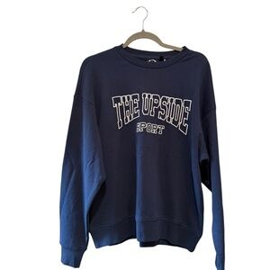 The Upside Sport Navy Ivy League Saturn Crewneck